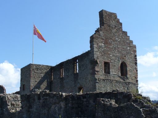 Along the chapel of Landeck Castle Ruins