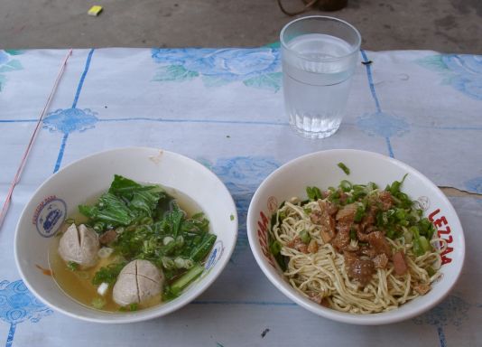 Bakso for breakfast