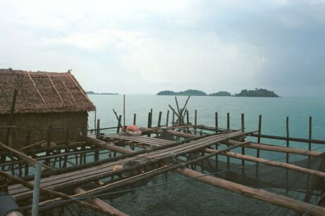A fishing platform