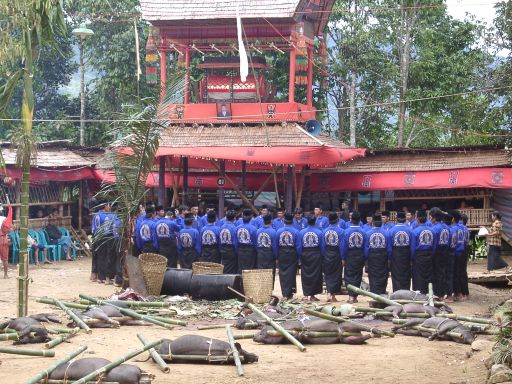 Dance at Toraja Funeral