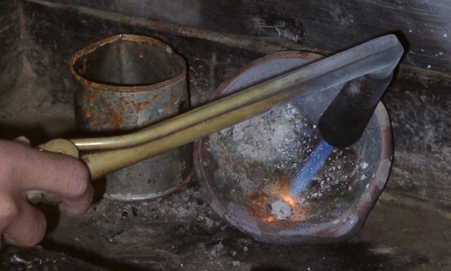 Melting the white gold