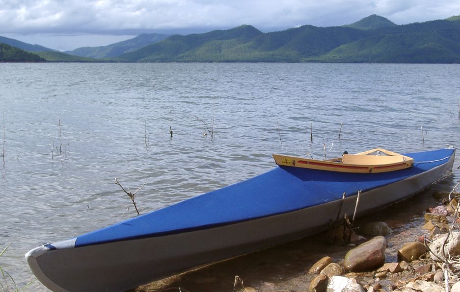 The East-German-built Pouch E65 on an island of Si Nakharin Reservoir