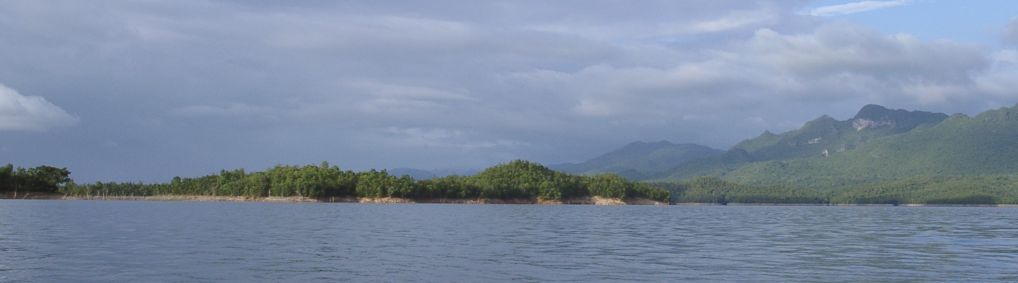 Si Nakharin Reservoir Scenery